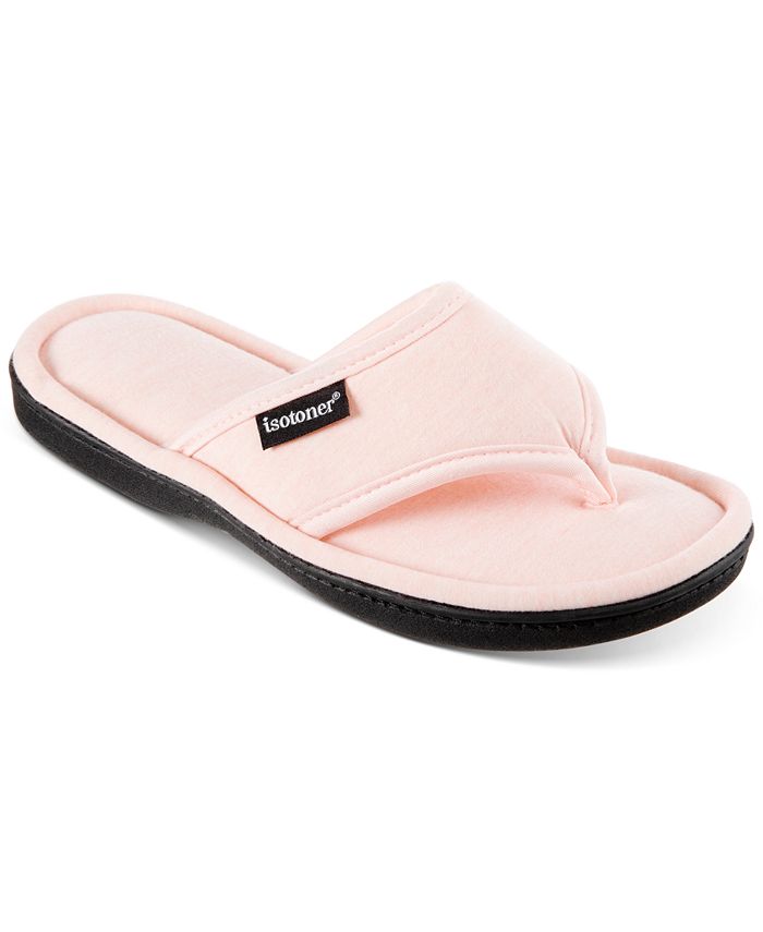 Isotoner Signature Women's Jersey Cambell Thong Slippers With Memory
