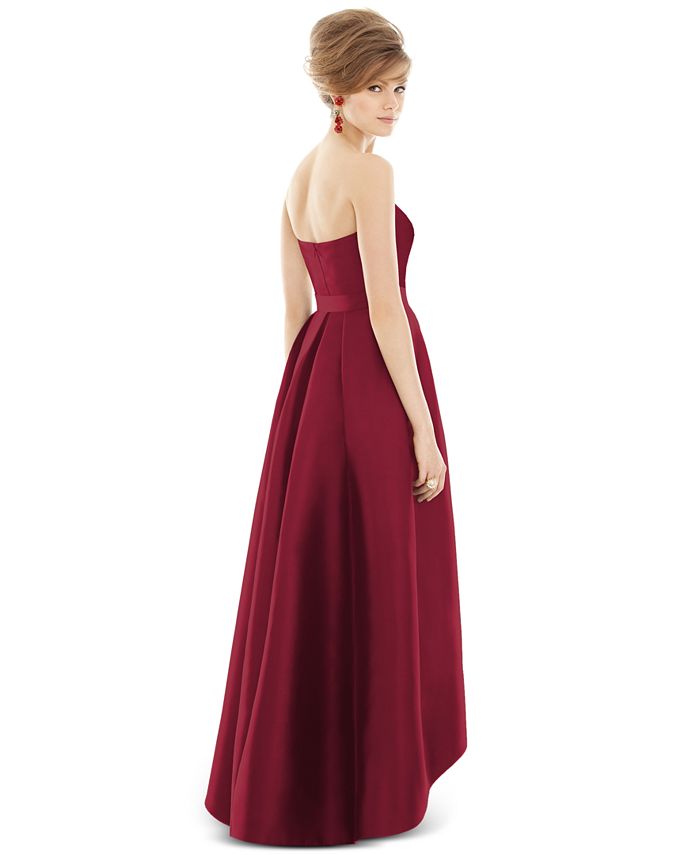 alfred sung strapless high low