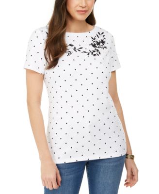 macys cotton tops