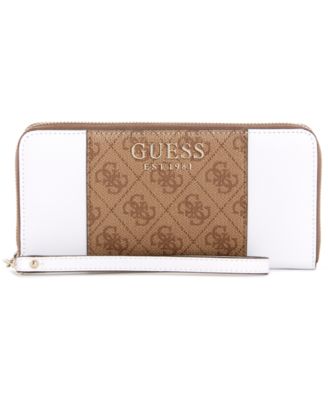 guess kamryn large zip around wallet