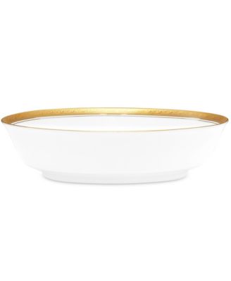 Овальная миска для овощей Noritake Crestwood Gold Oval
