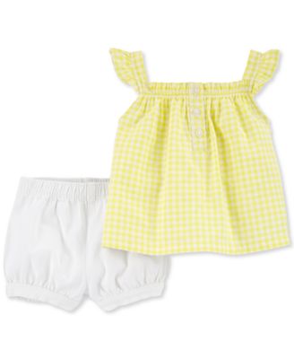 baby girl top and bloomer set