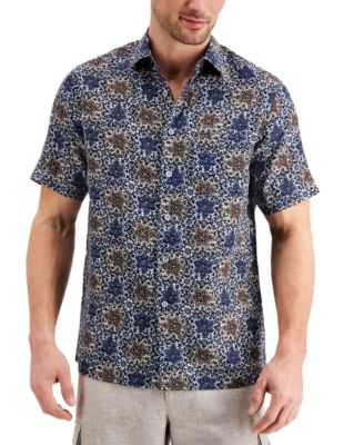 macys mens button down short sleeve shirts