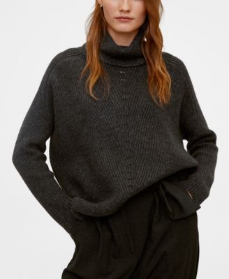 mango funnel neck sweater