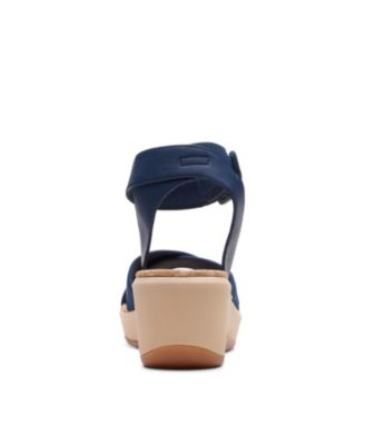 clarks women's perri coast wedge sandal