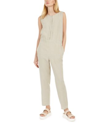 organic linen jumpsuit