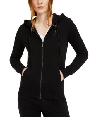 armani zip hoodie women's