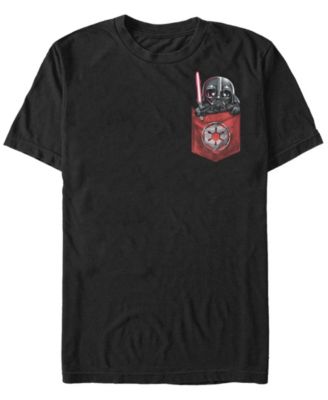 Мужская футболка с коротким рукавом Fifth Sun Star Wars от Darth Vader Cutie с карманом и надписью 