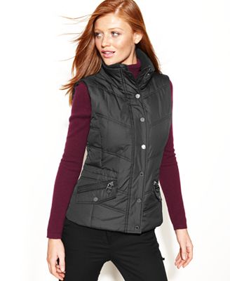 Calvin Klein Quilted Puffer Vest - Jackets & Blazers - Women - Macy's