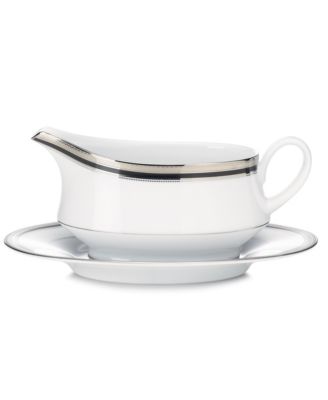 Подливка Noritake Austin Platinum на подносе (2 шт), 13 унций.