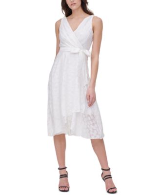 dkny white dress macys