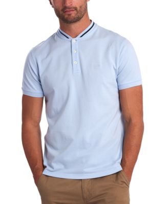 baseball collar polo