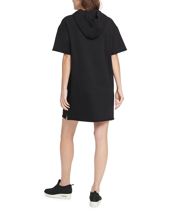 DKNY Sport Cotton Logo Hoodie Dress & Reviews - Dresses - Women - Macy's