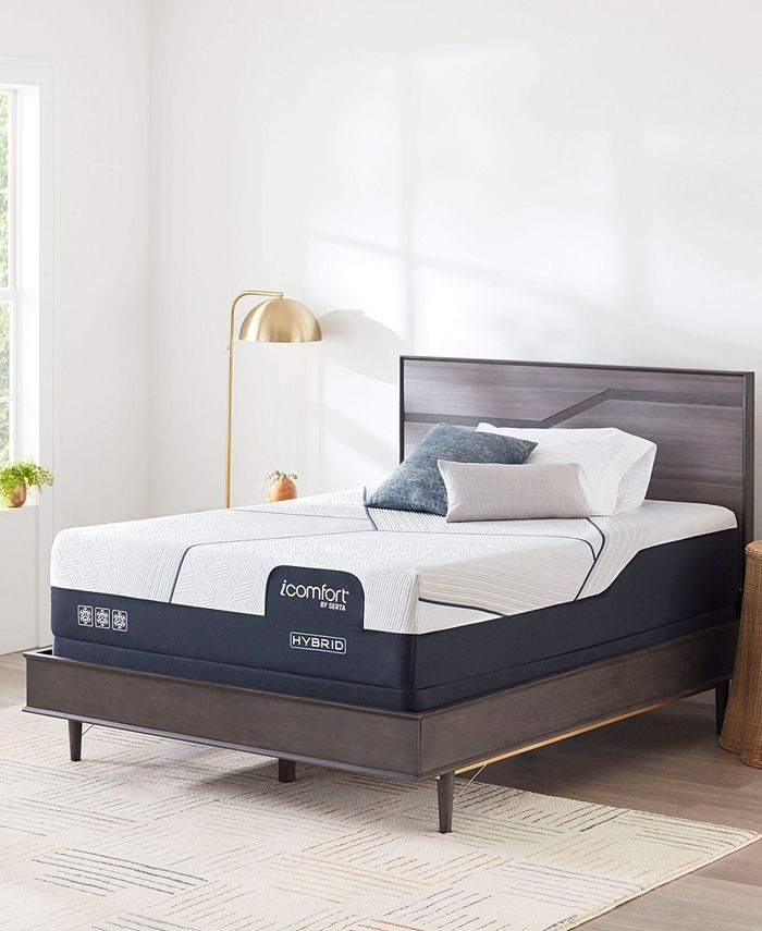 Serta by CF 3000 13" Hybrid Medium Firm Mattress Set Queen