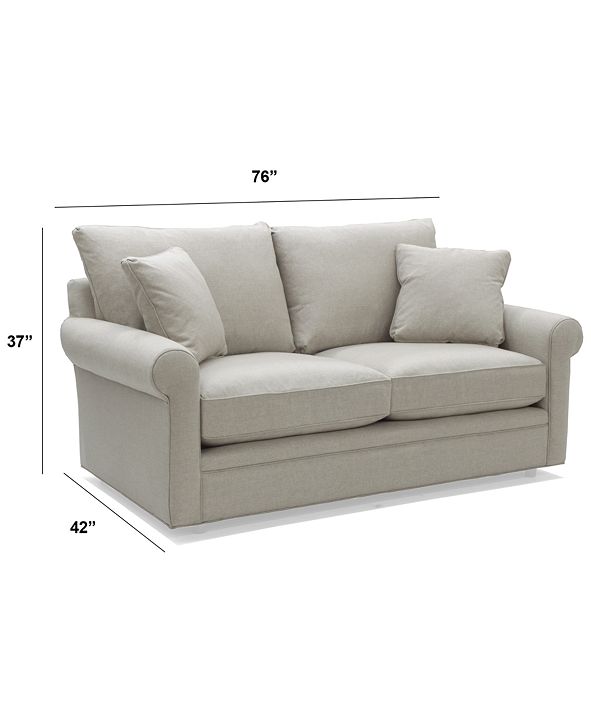 Furniture Zaniel 76" Fabric Apartment Sofa & Reviews Furniture Macy's