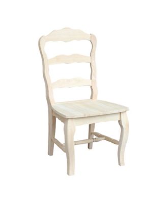 Боковые стулья International Concepts Versailles, комплект из 2 белых