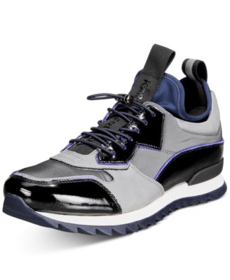 Patent Leather \u0026 Neoprene Sock Sneakers 