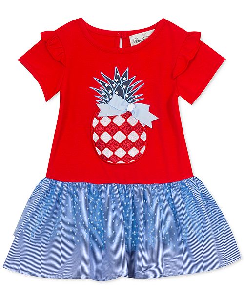 Rare Editions Baby Girls Red White Blue Pineapple Tutu Dress Reviews All Girls Dresses Kids Macy S