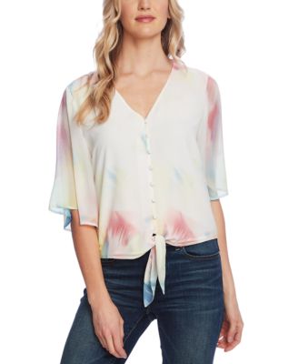 vince camuto bell sleeve blouse