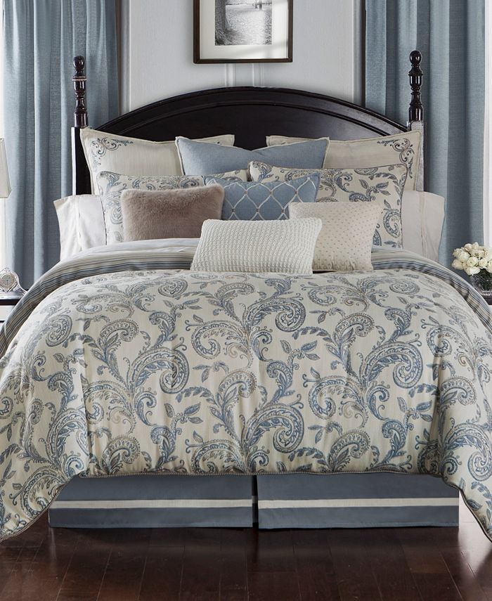 Waterford Florence 4 Piece Comforter Set, Queen & Reviews Comforters