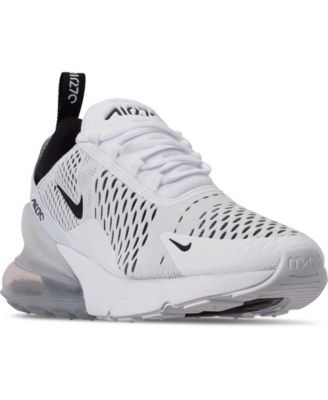 nike white and grey air max 270 sneakers