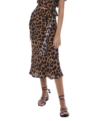 mid length leopard skirts macys