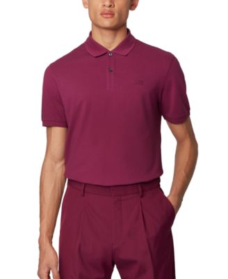 purple hugo boss polo shirt