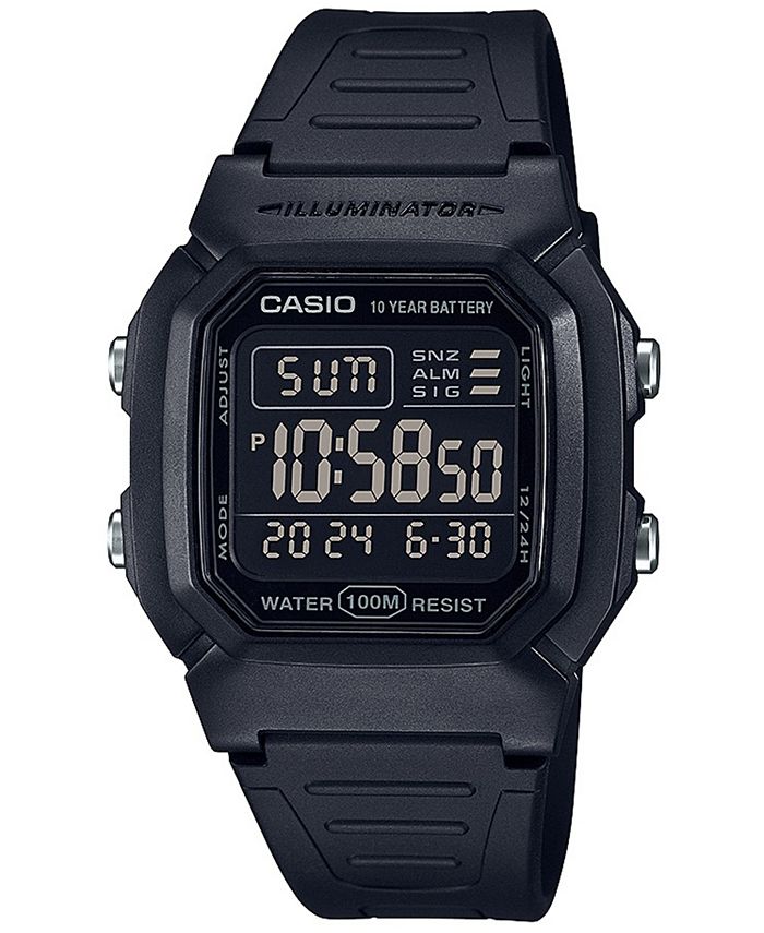 black casio watch amazon
