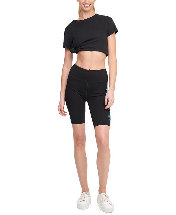 Calvin Klein OutlineLogo Bike Shorts & Reviews Shorts Women Macy's