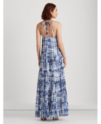 ralph lauren tie dye maxi dress