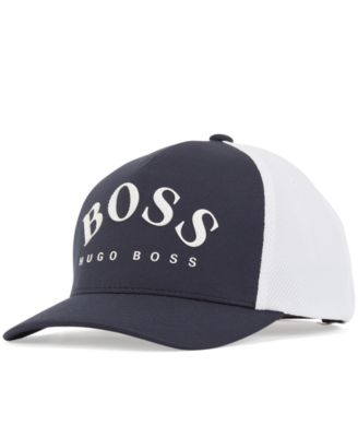 white hugo boss hat