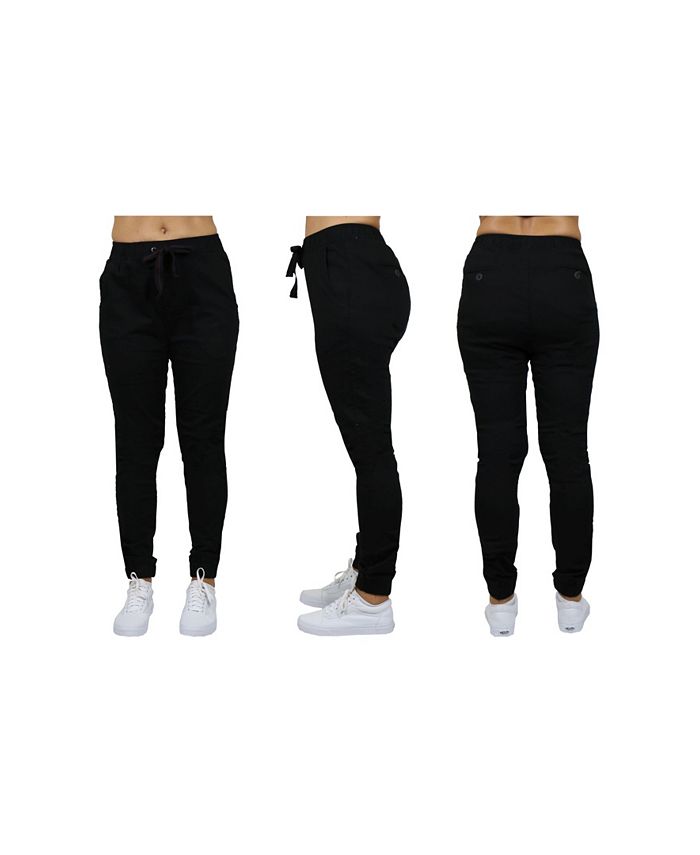 stretch twill joggers