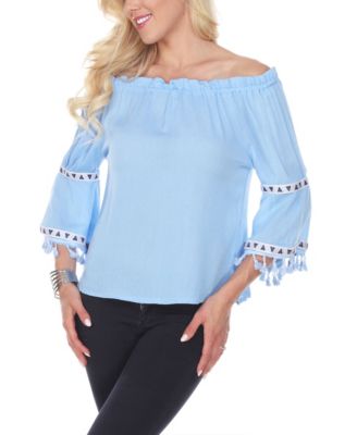 peasant neckline top