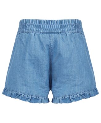 girls soft denim shorts