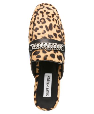 cheetah mules steve madden