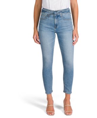 jeans with tie waist