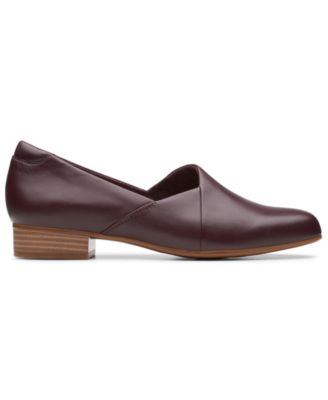 clarks burgundy patent bag