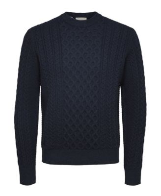 grey cable knit sweater mens