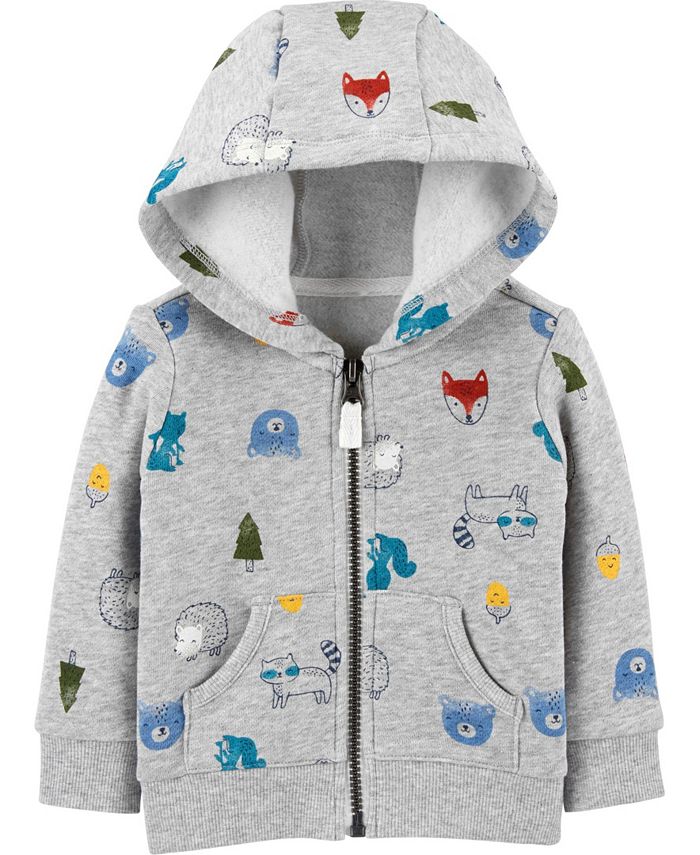 Carter's Baby Boy ZipUp Fleece Hoodie & Reviews Sweaters Kids Macy's