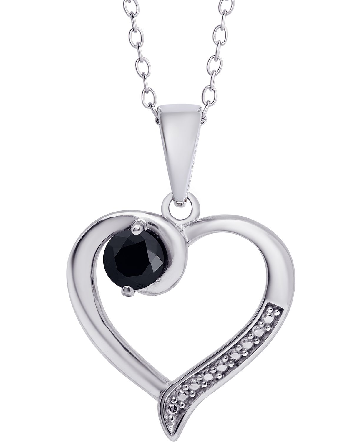 (95% OFF Coupon) Sapphire Pendant Necklace (1/3 ct. t.w.) Sterling Silver $5.48