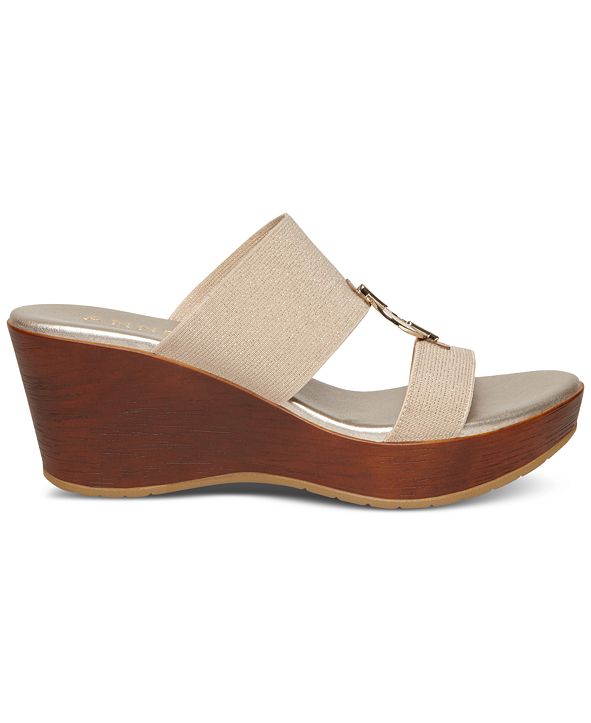 Anne Klein Hadya Wedge Sandals & Reviews - Sandals - Shoes - Macy's