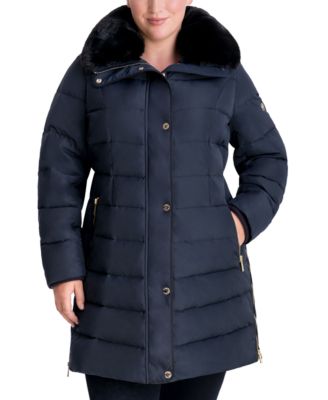 macys michael kors plus size coats