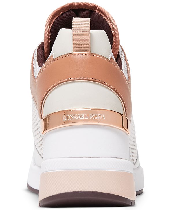 michael kors wedge sneakers macy's