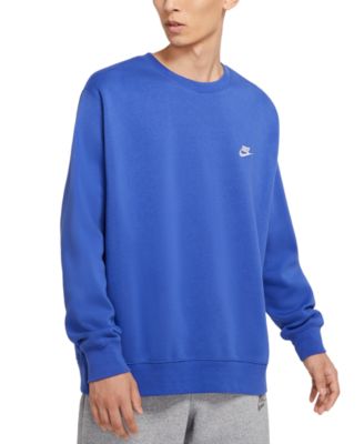 nike club fleece pullover crew