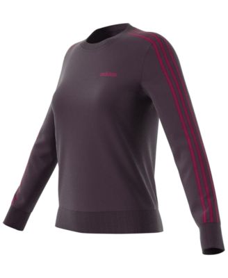 adidas womens 3 stripe sweatshirt
