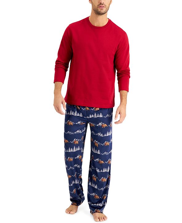 Club Room Men's Pajama Set, Created for Macy's & Reviews Pajamas