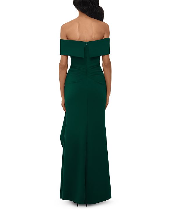 xscape satin gown macys