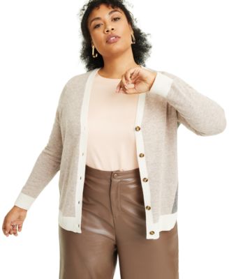 macys plus size cardigan sweaters