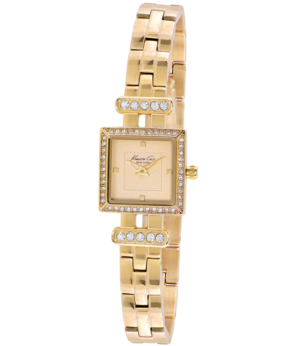 Kenneth Cole New York Watch, Womens Gold Ion Plated Stainless Steel Bracelet 20mm KC4962   Watches   Jewelry & Watches