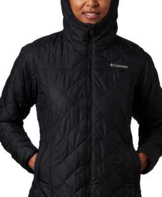women's columbia copper crest hooded quilted jacket